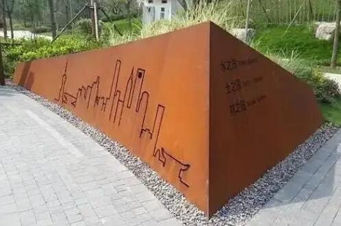 高台耐候钢挡土墙
